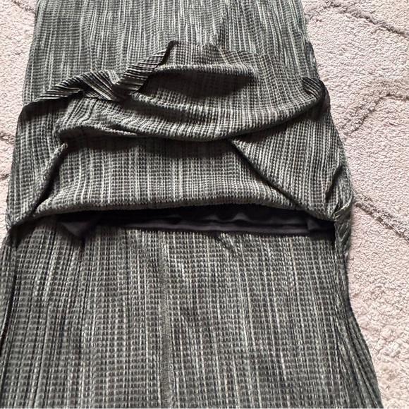 SABINA MUSAYEV Anthropologie green Textured Renaissance Midi Dress loose fit XS - Picture 9 of 12